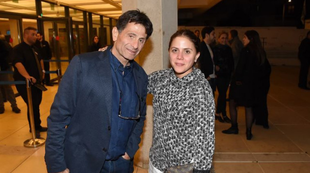 אלינור ואבי אנג'ל, הלאונג' (צילום: אביב חופי)