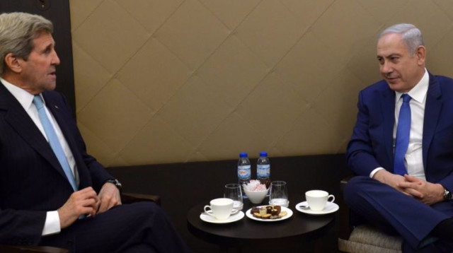 בנימין נתניהו וג'ון קרי  (צילום: חיים צח, לע"מ)