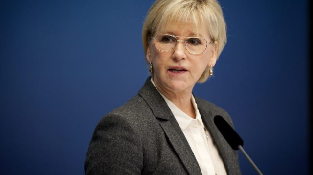 מרגוט וולסטרום, שרת החוץ של שוודיה (צילום: רויטרס)