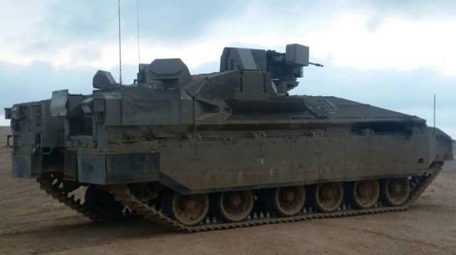 נגמ"ש נמר ממוגן (צילום: באדיבות מנת"ק במשרד הביטחון)