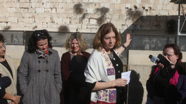 ענת הופמן, יו"ר נשות הכותל ברחבת הכותל (צילום: מרק ישראל סלם)