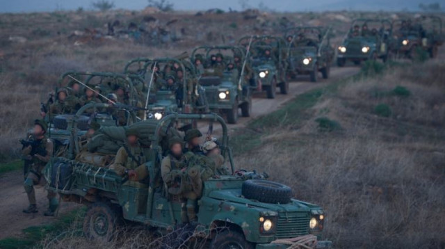 תרגיל חטיבת קומנדו בצה"ל (צילום: דובר צה"ל)