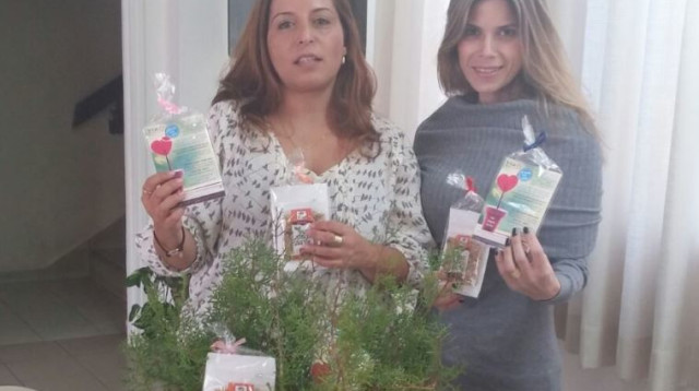 ליזו לוי ולימור אוזן (צילום: דוברות עיריית עכו)