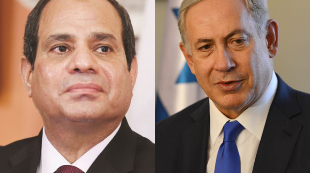 בנימין נתניהו, עבד אל-פתאח א-סיסי (צילום: Getty images, רויטרס)