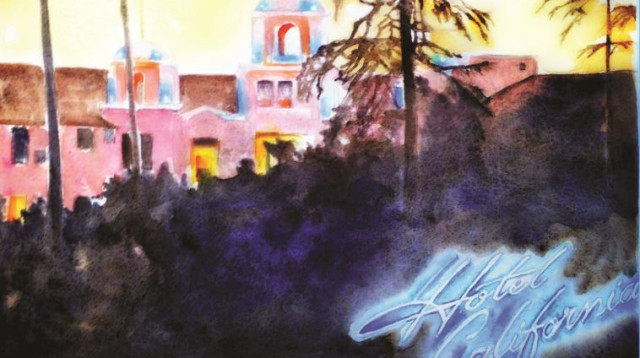 עטיפת האלבום "מלון קליפורניה", 1976 (צילום: נעמי ליס-מיברג)