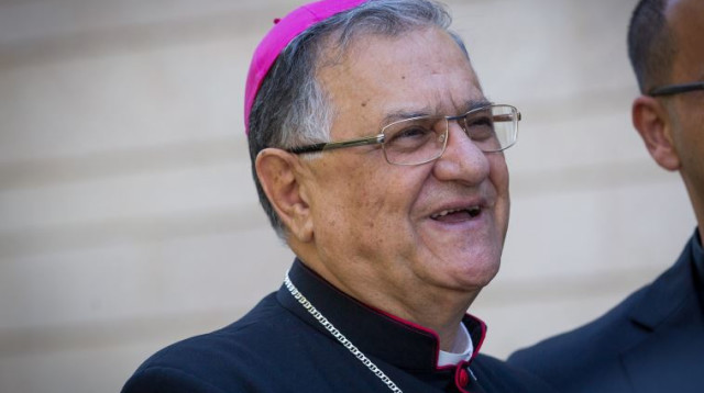 הפטריארך הלטיני פואד טוואל (צילום: מרים אלסטר, פלאש 90)