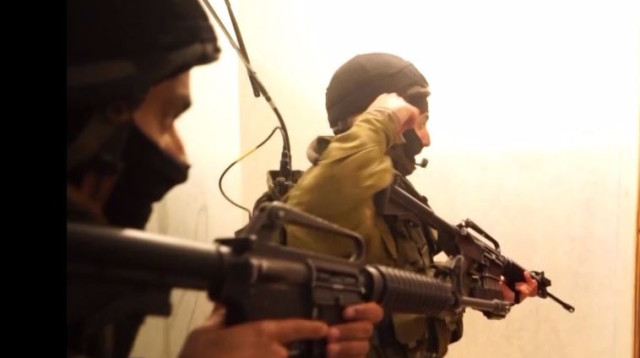 מיפוי בתי המחבלים שביצעו את הפיגוע בשער בנימין (צילום: דובר צה"ל)