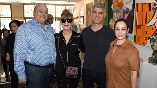 שירה וישי דוידי מיכל ודוד פורר (צילום: אביב חופי)