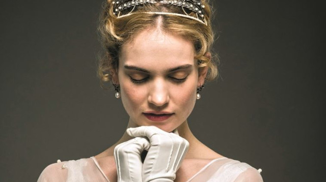 לילי ג'יימס ב"מלחמה ושלום" (צילום: יח"צ)