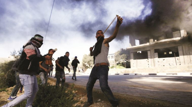 הפרות סדר בג'נין (צילום: רויטרס)