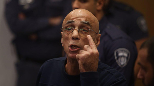 איתן חייא בבית המשפט (צילום: מוטי קמחי, פול)