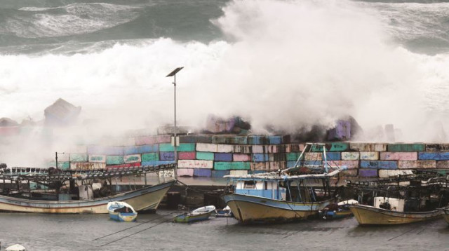נמל הדיג בעזה (צילום: רויטרס)
