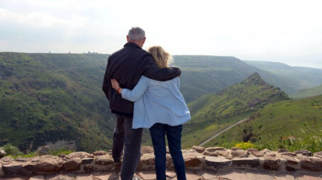 בנימין ושרה נתניהו חוגגים 25 שנות נישואים בצפון הארץ (צילום: חיים צח, לע"מ)