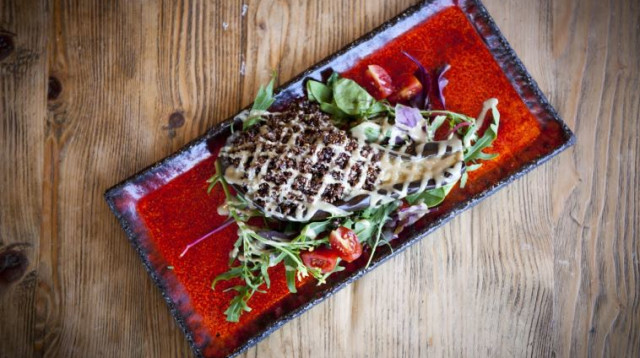 מנת החציל של קפה בעלמא (צילום: יח"צ)