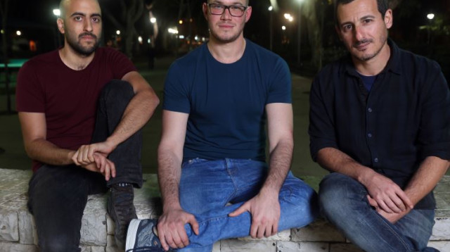 בוסקילה, נחמני ומיזן (צילום: אריאל בשור)