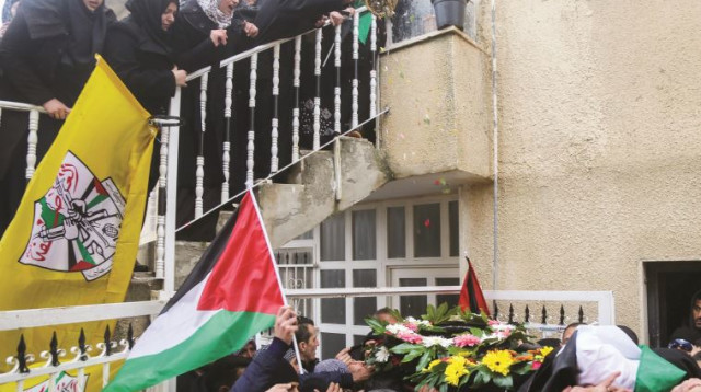 לווית מחבל (צילום: פלאש 90)