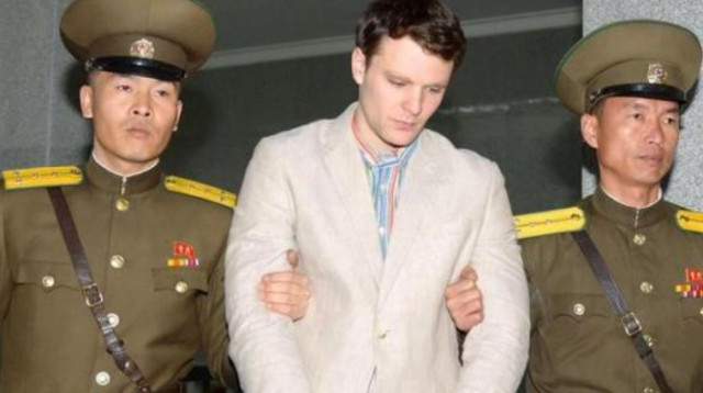  אוטו וורמבייר, סטודנט אמריקאי שנעצר בצפון קוריאה  (צילום: רויטרס)