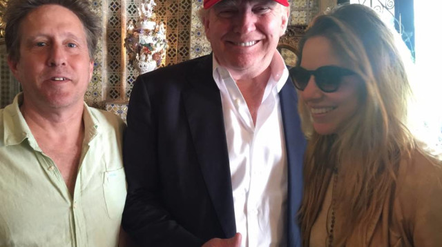 טליה פרבזנר, דונלד טראמפ ופול אסנהיים (צילום: יח"צ)