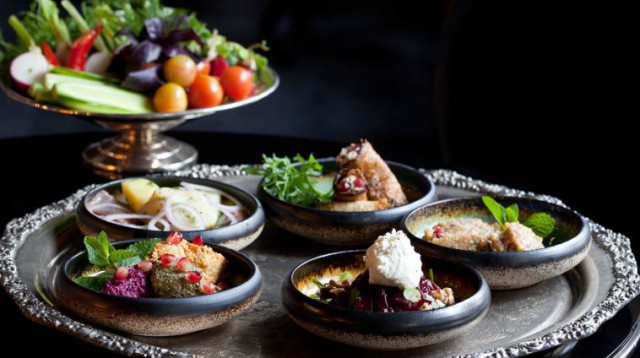 מתאבנים גיאורגיים ב"סופרה" (צילום: דניאל לילה)