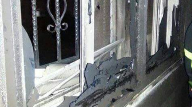 הצתת ביתו של העד בפרשת ההצתה בדומא (צילום: סוכנות מען)