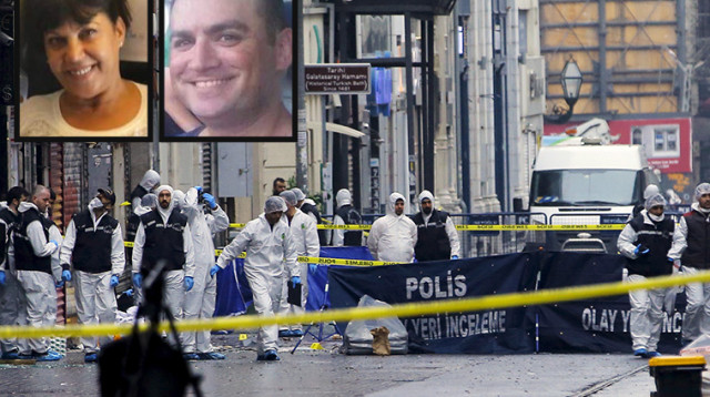 שמחה דמרי ויונתן שור שנרצחו בפיגוע באיסטנבול (צילום: באדיבות המשפחה, רויטרס)