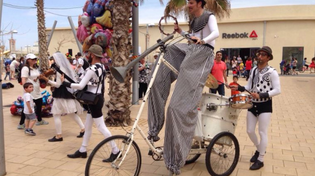 חג הפורים ביריד בתל אביב (צילום: אבשלום ששוני)