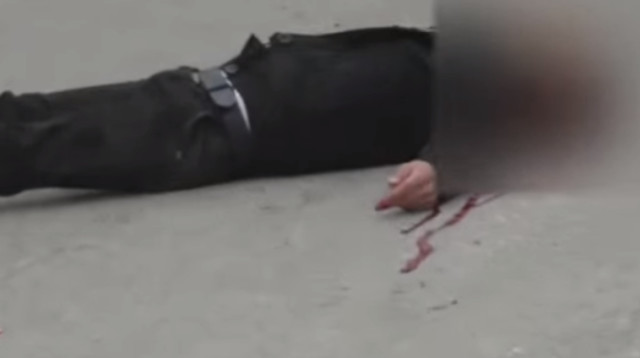 תיעוד הירי במחבל שנוטרל, חברון (צילום: צילום מסך סרטון "בצלם")