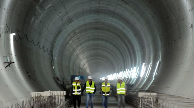תוואי הרכבת המהירה לירושלים  (צילום: אבשלום ששוני)