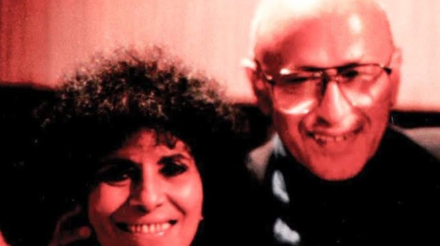 סטיב סער עם שושנה דמארי (צילום: ארכיון פרטי)