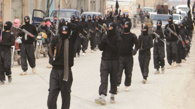 לוחמי דאעש בסוריה (צילום: רויטרס)