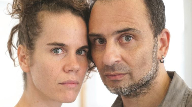 אהד פישוף ונעה צוק (צילום: גדי דגון)