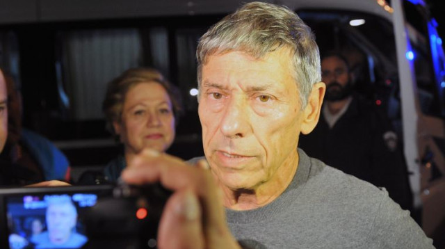 חנן גולדבלט עם שחרורו מהכלא (צילום: יגאל לוי)