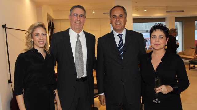 נגה פרידלנדר, אלסיו אלסי, שוקי שוורץ ולירון גילת שוורץ (צילום: רפי דלויה,אביב חופי)