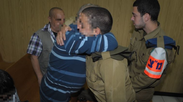 החייל החשוד בהריגת המחבל (צילום: אבשלום ששוני)