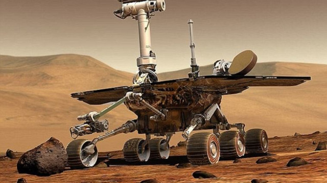 הגשושית אופורטיוניטי  (צילום: נאס"א)