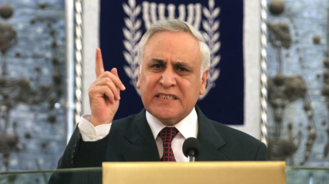 משה קצב (צילום: אוליבייר פיטוסי, פלאש 90)