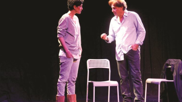 תורג'מן ועטיה ב"לכודים" (צילום: יוכי בלונשטיין, יח"צ)