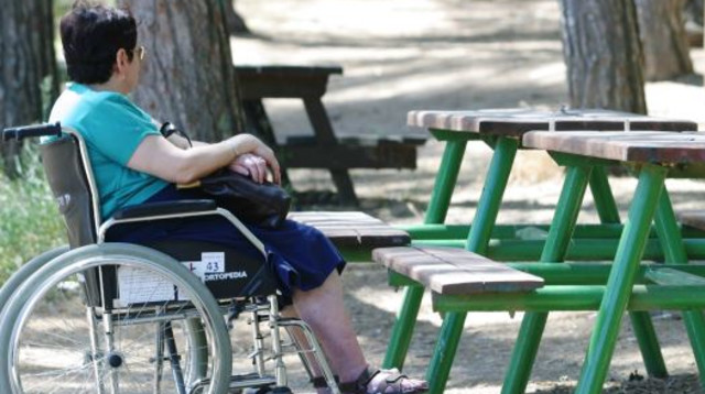 פארק מנשה נכים כיסא גלגלים (צילום: מיכאל חורי)