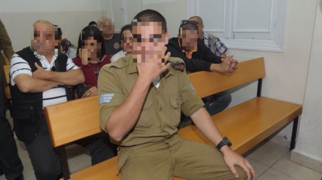 החייל שירה למוות במחבל בחברון (צילום: אבשלום ששוני)