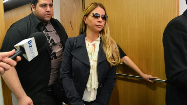 ענבל אור בבית המשפט המחוזי בת"א (צילום: פלאש 90)