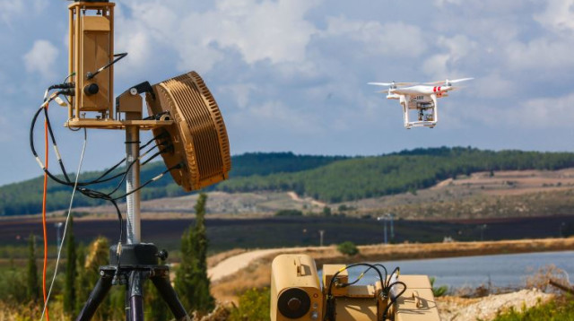 מערכת יירוט רחפנים של רפאל (צילום: רפאל)