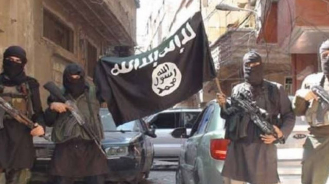 חברי ארגון דאעש (למצולמים אין קשר לנאשם) (צילום: אל מיאדין)