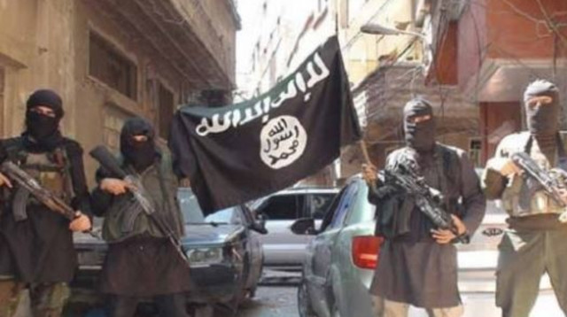 חברי ארגון דאעש (צילום: אל מיאדין)