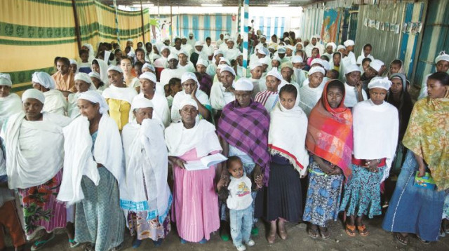 בני הפלאשמורה באתיופיה (צילום: משה שי, פלאש 90)