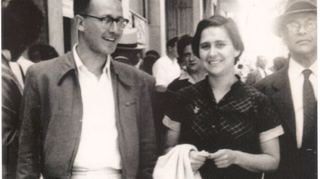 חנה ואמנון שמוש בצעירותם (צילום: באדיבות המשפחה)