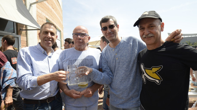 אורי שגיא, יואב לימור, אליקים ילון, אייל מליס (צילום: תום גץ)