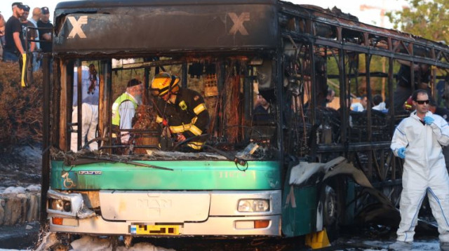 פיגוע באוטובוס בירושלים (צילום: מרק ישראל סלם)