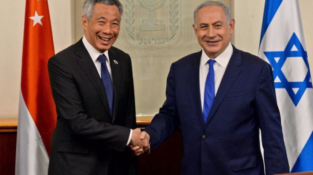 בנימין נתניהו ולי סיין לונג (צילום: חיים צח, לע"מ)