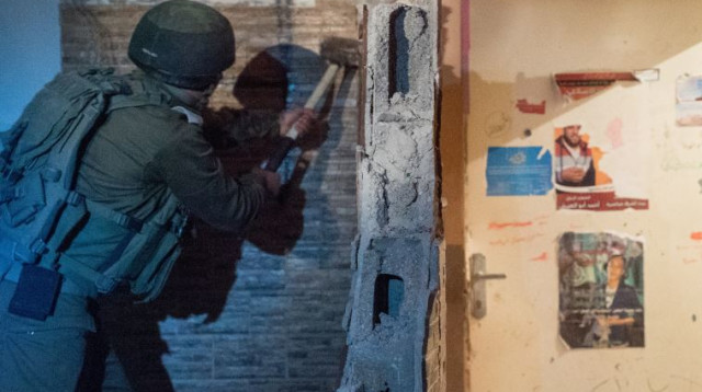 הריסת בית המחבל שרצח את שלומית קריגמן ז"ל (צילום: דובר צה"ל)