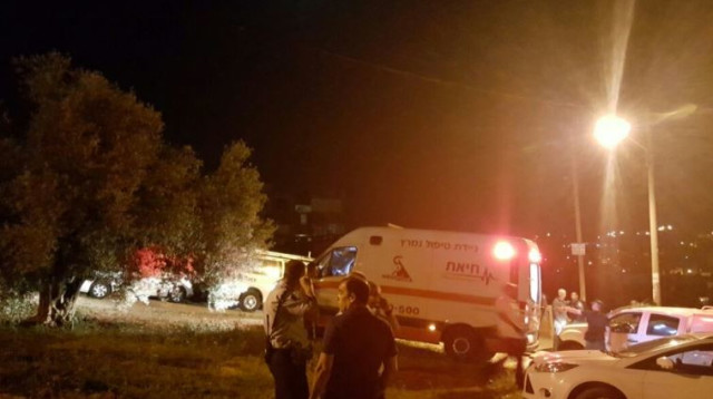 זירת רצח האישה בשפרעם (צילום: דוברות המשטרה, המחוז הצפוני)